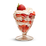 Strawberry Bliss Sundae 